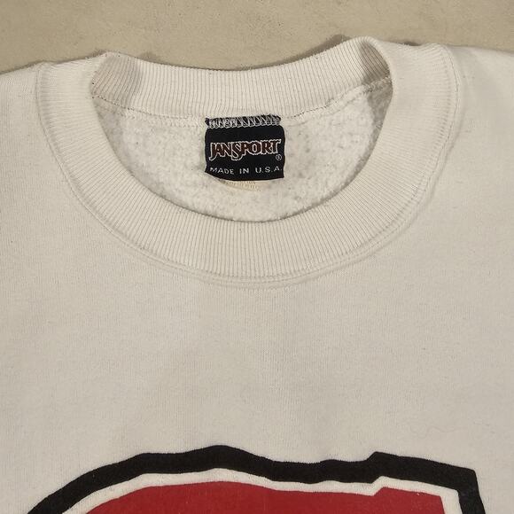 Vintage St Cloud State University Jansport Crewneck Sweatshirt Womens Sz XL USA - Picture 3 of 8